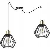 Light11 HOME LED Pendelleuchte mit Draht-Lampenschirm – Moderne Hängelampe / Deckenleuchte im Industrial Design