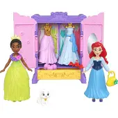 Mattel Disney Princess Royal Wardrobe Small Doll Set, Mini-Puppe, Weiblich, 3 Jahr(e), Mädchen, 132 mm, 200 g