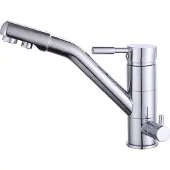OEM Küchenwasserfilterarmatur, 3-in-1-Funktion, langlebige Messingkonstruktion, Silber
