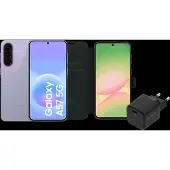 Samsung Galaxy A57 256GB Lila 5G + Basis-Zubehörset