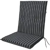 Doppler Stuhlauflage Niederlehner Living 100x48x6 cm, anthrazit weiss