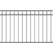 vidaXL Zaunelement ASSEN 170 x 100 cm Stahl Grau