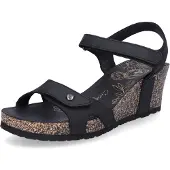 Panama jack Sandale Julia Basics B1 Napa Grass Negro Schwarz Damen-Schuhgröße 38