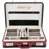 KINGHOFF Besteck 72 Ele. Glänzend Kh-3504 Koffer