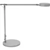 MAUL LED Tischleuchte MAULgrace, Touch-Dimmer 4-fach, mit Aluminium-Doppelarm, 300 lm, silber