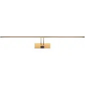 LUCANDE LED-Bilderleuchte Thibaud, 84 cm, nickel, Aluminium Thibaud, alu / grau / zink, für Wohn- / Esszimmer, Metall, Modern, Wandleuchte, Wandlampe Innen