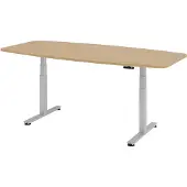 Hjh OFFICE PRO XDSM 22 S - Eiche 220 x 103 elektrisch höhenverstellbar