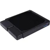 Alphacool 14435, Radiator, Messing, Kupfer, Edelstahl, Schwarz, 1/4", 0,8 bar, 120 mm