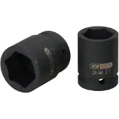 Ks Tools 515.1722, Steckschlüsselbuchse, Schwarz, 1 Kopf/Köpfe, 1", Metrisch, 22 mm