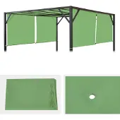 MCW Ersatzbezug für Dach Pergola Pavillon Beja 3x4m