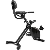 VirtuFit DB100 faltbares Deskbike mit Rückenlehne und LCD-Konsole