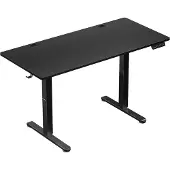 Huzaro Hero 8.2 | Tisch Elektrisch Computertisch Bürotisch Schreibtisch Stehtisch 120 x 60 cm Höhenverstellbarer | Stufenlos verstellbar | Schwarz