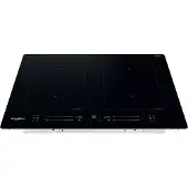 Whirlpool WL S7260 NE, Schwarz, Integriert, 59 cm, Zonen-Induktionskochfeld, Glaskeramik, 4 Zone(n)