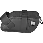 Sahoo , Universal-Fahrradtasche (0.8L, wasserdicht, Sattelbefestigung mit Klettverschluss), Schwarz