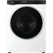 Haier HWD50-BP12307U1, Frontlader, Freistehend, Weiß, Links, Schwarz, Schwarz