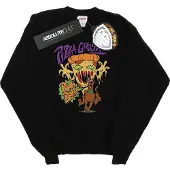 Scooby Doo - "Pizza Ghost" Sweatshirt für Damen BI2001 (S) (Schwarz)