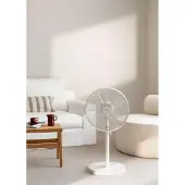 Create - AIR STAND WOOD - Retro Standventilator mit Oszillation 50W