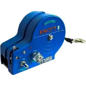 Knott Gurtwinde für Pkw-Anhänger 1150 kg [blaues Gehäuse]