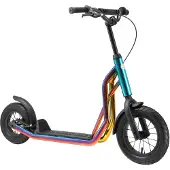 Star Scooter Tretroller Kinderroller ab 6-7 Jahre | 12 Zoll 10 Zoll Mixed Edition | Chrom