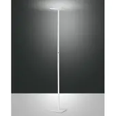 FABAS LUCE Ideal - Verstellbare weiße LED-Stehleuchte aus Metall, H. 180 cm, - Integriertes 35-W-LED-Licht, CCT (3000 K, 4000 K, 5000 K, 6000 K)