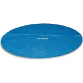 Intex 29023, Pool-Solarabdeckung, Überirdischer Pool, Rund, Blau, Polyethylen, 4,48 m