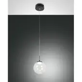 FABAS LUCE Ariel - Transparente Einzelpendelleuchte von - Dimmbare 8-W-LED - Deckenleuchte im modernen Design