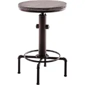CLP Stehtisch Lumos, Holz höhenverstellbar bronze