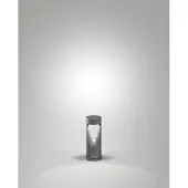 FABAS LUCE LED Sockelleuchte Teo, schwarz, Aluminium, Modern, LED Außenleuchte