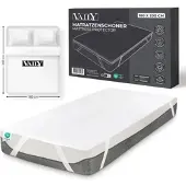 Vaily Matratzenschoner 180 x 200 cm Wasserdichter und Waschbare Matratzenauflage / Matratzenschutz