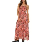 ONLY Maxikleid "ONLELENA VIKKI LIFE STRAP ANK DRESS WVN" Sommerkleid