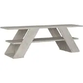 CALICOSY - TV-Möbel 3 Regale L120 cm - Farfalla