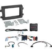 ACV Komplettset, 2 DIN kompatibel mit Fiat Ducato (ab 11/2021-2024), inklusive ISO/Mini ISO-Anschluss, Lenkradfernbedienung (SWC) und Antenne