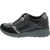 Waldlaufer Damen Schnürschuh H-CARLA schwarz Größe EUR 43