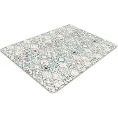 Decormat Stuhlunterlage Bürostuhlunterlage 120 cm x 90 cm Bodenmatte Bürostuhlunterlage - Zusammensetzung der Fliesen
