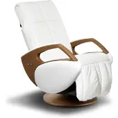 KEYTON Massagesessel Domo H10 Farbe: Snow White | Holz: Walnuss