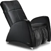 KEYTON Massagesessel und Relaxsessel Deco H10 Echtleder Farbe: Charcoal Black