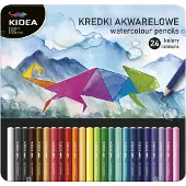 Derform Aquarellstifte in einer Box mit 24 Farben KIDEA