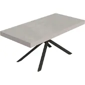 Itamoby Niket Kaschmir Ausziehtisch 180/440x90 cm mit anthrazitfarbenen Beinen