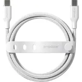 PanzerGlass empower by  Racing 60W USB-C to USB-C Kabel | USB 2.0 | 1.2M | Silber Weiß, Weiß