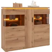 Momax Highboard Alameda Eichefarben