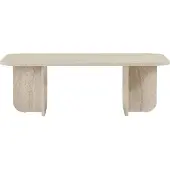 CALICOSY - Rechteckiger Couchtisch mit abgerundeten Kanten, L120 cm - BECAJ