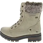 Mustang Schnürstiefel Grau in Gr. 42