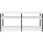 CALICOSY - TV-Möbel mit 4 offenen Nischen L140 cm - NÉO