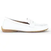 Gabor Slipper & Mokassin 4.200, Glattleder, Weiß, Damen