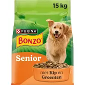 Bonzo Senior Hundefutter - Huhn - 15 kg