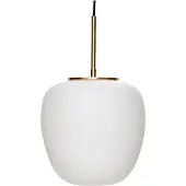 Hubsch - Muse Hängelampe - White - Ø25 x H36 cm