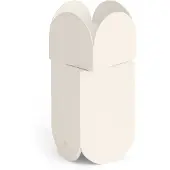 HAY Arcs Salz- und Pfefferstreuer weiß Edelstahl 11 cm - , Arcs, Weiß, für Esszimmer, Edelstahl, Modern