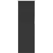 vidaXL Verdunkelungsrollo Schwarz 45x150 cm Stoffbreite 40,7 cm