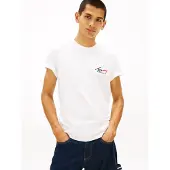 Tommy Hilfiger Slim Sign Chest T-shirt Ecru Größe: XL | Basic T-Shirts Outlet | Herren | Braun