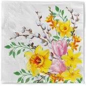 Mank Tissue Serviette Antje, 40 x 40 cm, 3-lagig, 100 Stück -